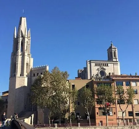 Con Encanto Y Terraza En Barri Vell De Girona, El Cul De La Lleona Appartement Gerona
